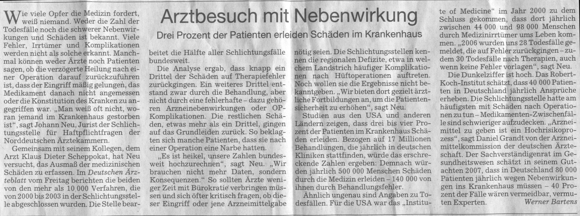 Süddeutsche Zeitung  - Krankheit