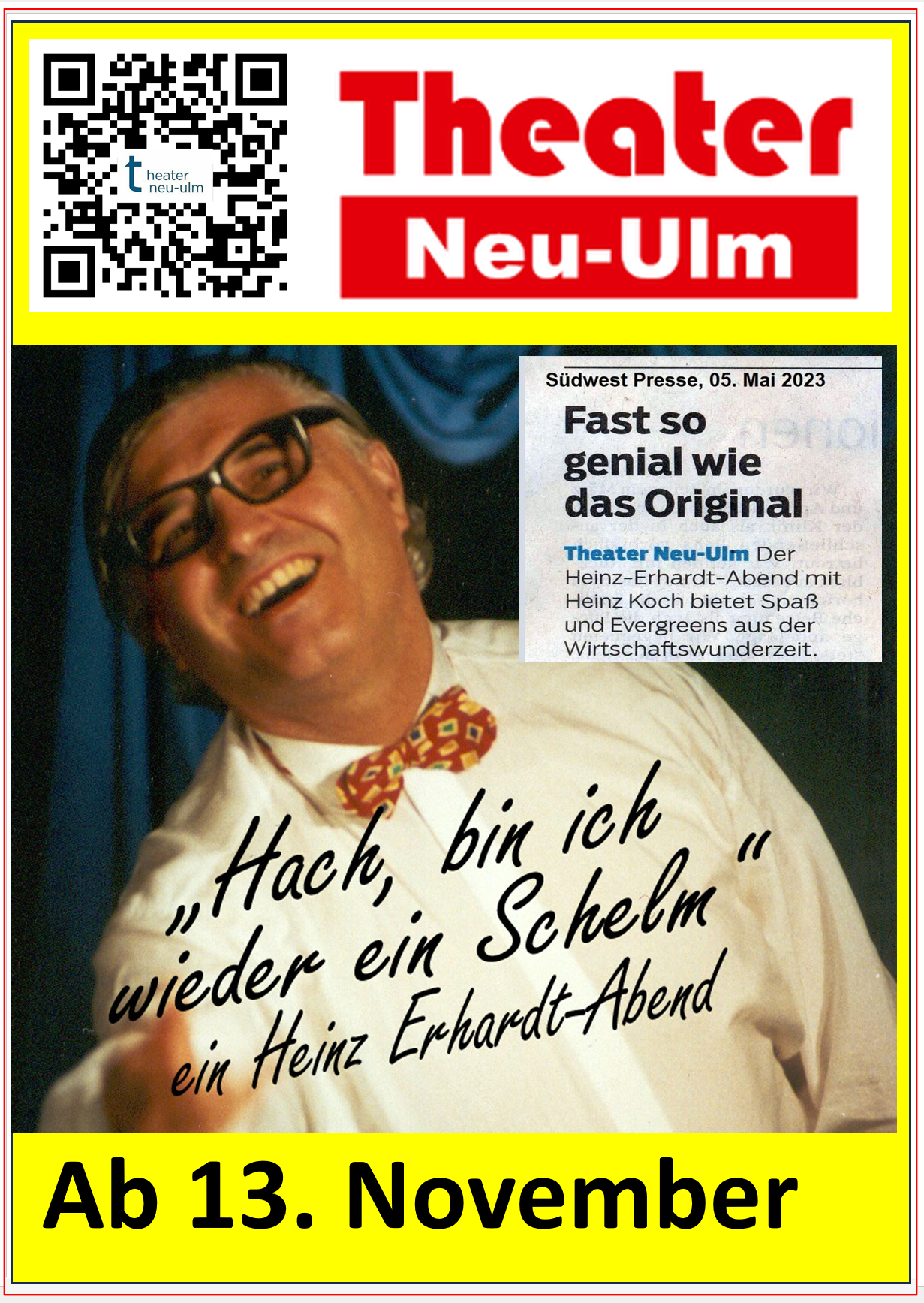 Heinz Koch als Heinz Erhardt